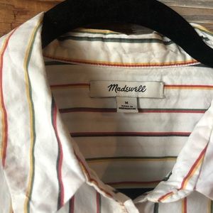 Madewell Tops - Madewell Striped Size Small Cotton Button Blouse Madewell Tops - Madewell Striped Size Small Cotton Button Blouse